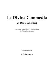 La Divina Commedia - Sebastiano Inturri