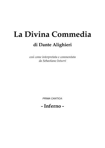 La Divina Commedia - Sebastiano Inturri