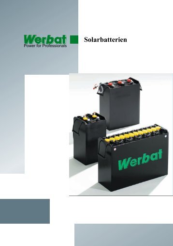 Solarbatterien - Werbat.de