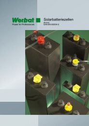 Solarbatteriezellen - Werbat.de