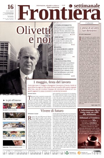 Adriano Olivett - Frontiera Rieti