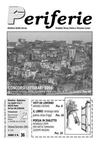 CONCORSI LETTERARI 2006: - Poeti del Parco