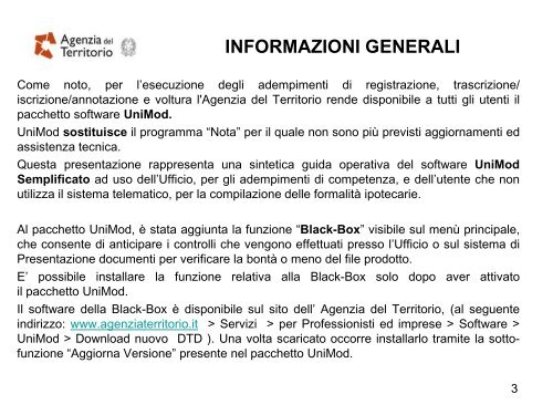 SOFTWARE UNIMOD SCARICA