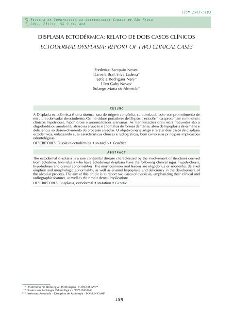 report of two clinical cases