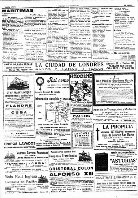 La Prensa 19231128 - Historia del Ajedrez Asturiano