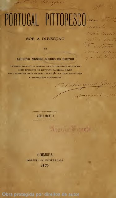 Portugal pittoresco Vol. I (1879).preview.pdf - Universidade de ...