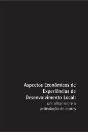 Aspectos Econômicos de Experiências de Desenvolvimento ... - Polis