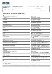 Le prove accreditate - Eno Tecno Chimica