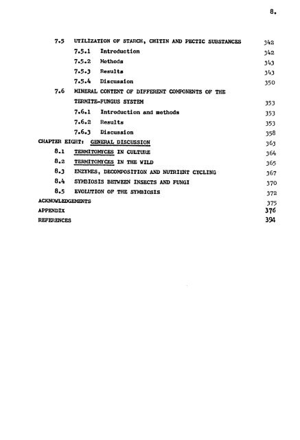 ECOLOGICAL STUDIES ON TILE SYMBIOSIS OF TER ITOMYCES ...