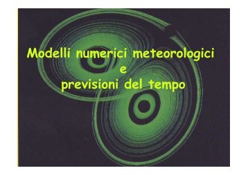 14-modelli meteo.pdf - Isac-Cnr