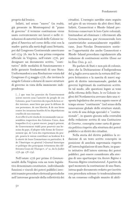 Stati Uniti e Francia tra due Rivoluzioni costituzionali (1776-1792)*