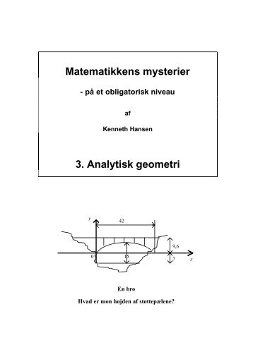 Matematikkens mysterier 3. Analytisk geometri - KennethHansen.net