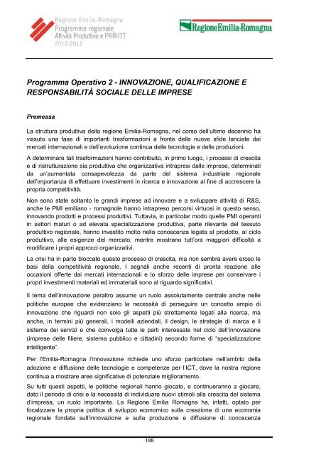 Programma - Regione Emilia-Romagna