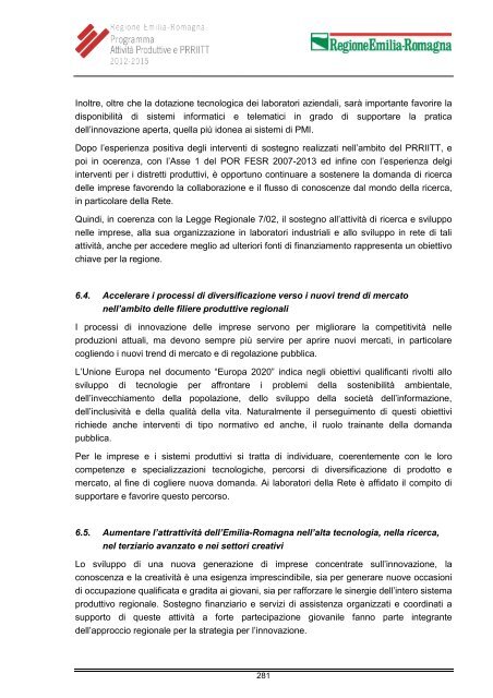 Programma - Regione Emilia-Romagna