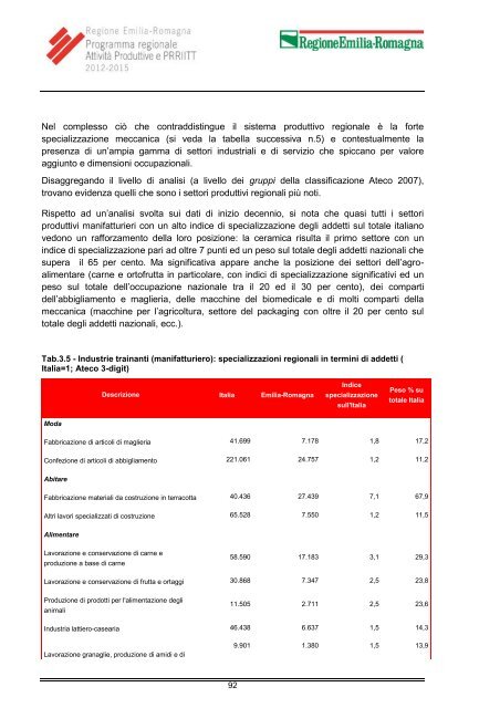 Programma - Regione Emilia-Romagna