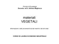 materiali VEGETALI