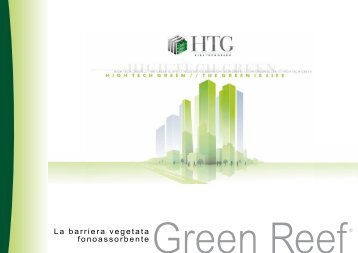 La barriera vegetata fonoassorbente Green Reef® - HTG
