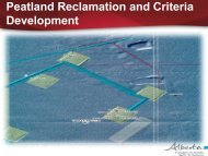 Peatland Reclamation and Criteria Development (6.6M) - NAIT