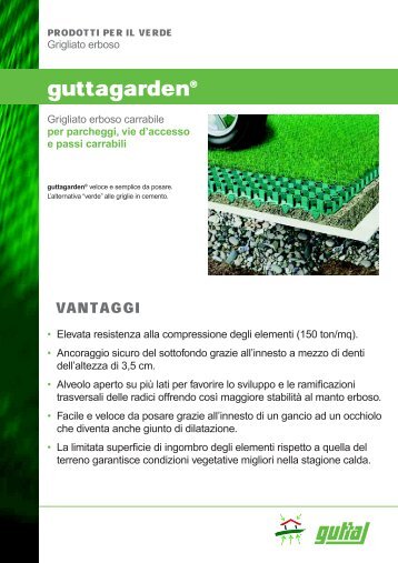 Prodotti da esterni Gutta - Crocispa.it