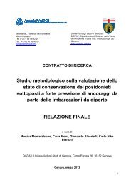 Studio metodologico sulla valutazione dello stato di ... - Ramoge