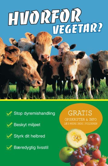Hvorfor vegetar? - Dansk Vegetarforening