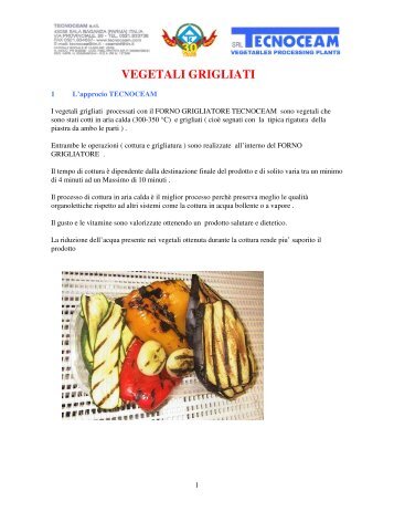 VEGETALI GRIGLIATI