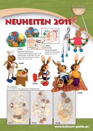 NEUHEITEN 2011 - Drechslerei Kuhnert GmbH