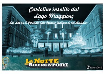 Cartoline insolite dal Lago Maggiore - ISE - Cnr