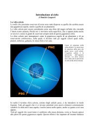 Neofiti: Introduzione al cielo - Lezioni di astronomia