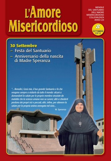 30 Settembre - Santuario dell'Amore Misericordioso