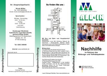 Flyer download - Duisburger Werkkiste