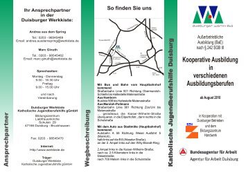 Flyer download - Duisburger Werkkiste