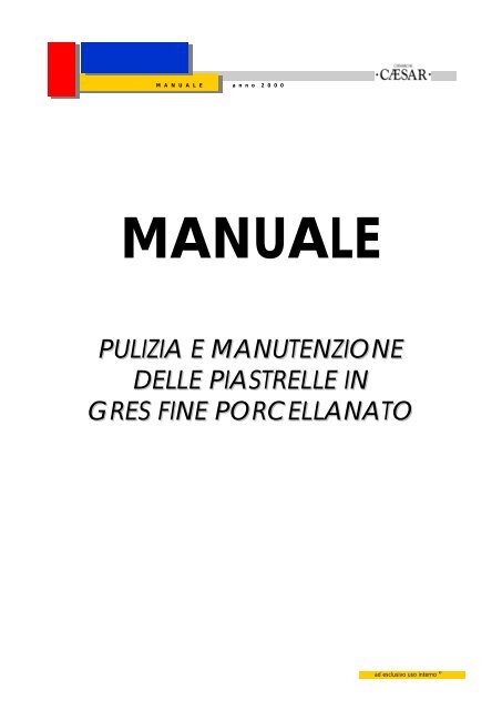 MANUALE - Ceramiche Caesar