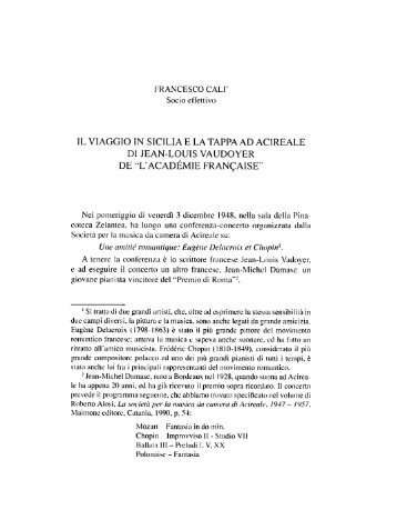 Calì F., Il viaggio in Sicilia e la tappa ad Acireale di Jean Louis ...