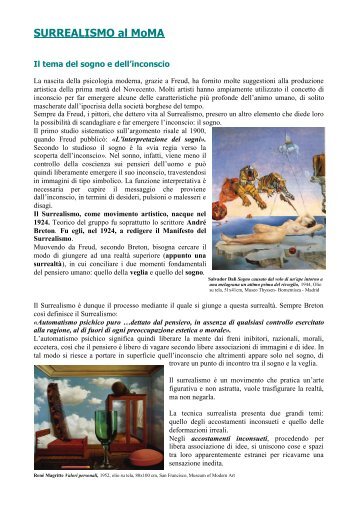 SURREALISMO al MoMA.pdf - Liceovergadrano.it