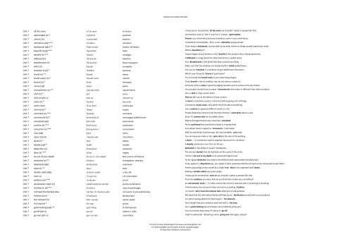 Global Upper Intermediate Wordlist Italian