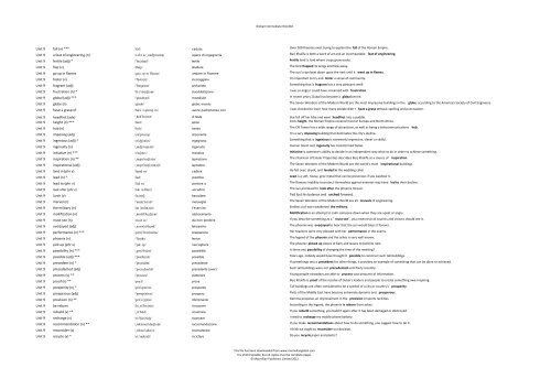 Global Upper Intermediate Wordlist Italian