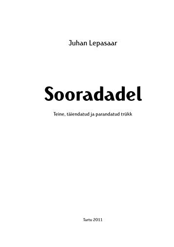 Sooradadel - Pärandkoosluste Kaitse Ühing