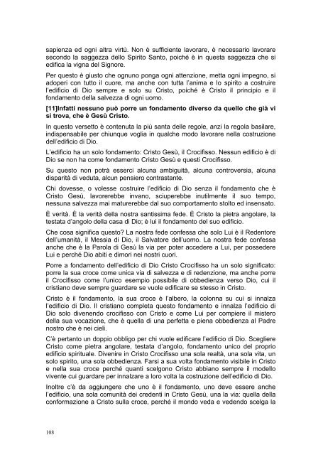 PRIMA LETTERA AI CORINZI - Parrocchia GOTTOLENGO