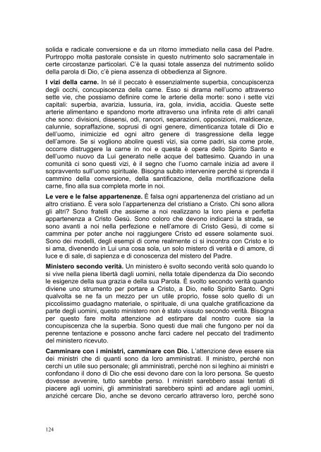 PRIMA LETTERA AI CORINZI - Parrocchia GOTTOLENGO