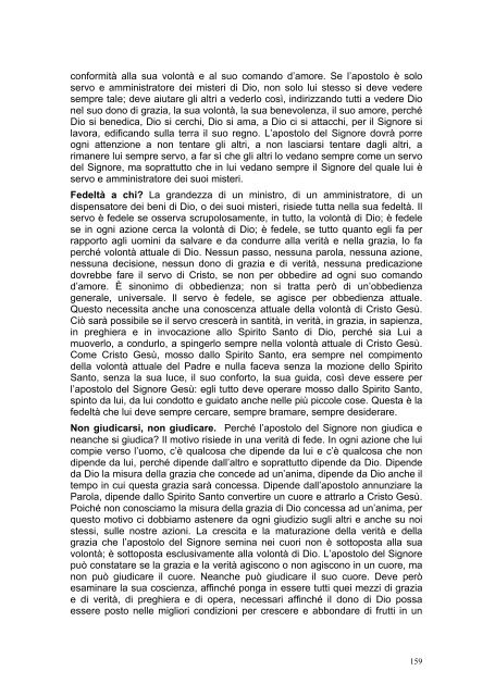 PRIMA LETTERA AI CORINZI - Parrocchia GOTTOLENGO