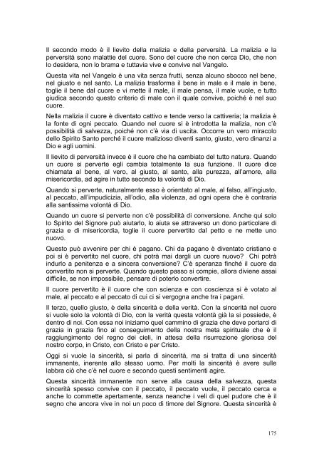 PRIMA LETTERA AI CORINZI - Parrocchia GOTTOLENGO