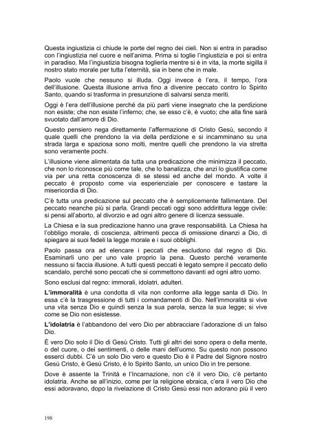 PRIMA LETTERA AI CORINZI - Parrocchia GOTTOLENGO