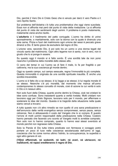 PRIMA LETTERA AI CORINZI - Parrocchia GOTTOLENGO