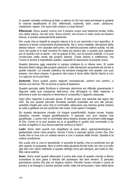 PRIMA LETTERA AI CORINZI - Parrocchia GOTTOLENGO