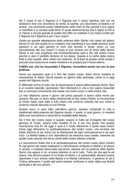 PRIMA LETTERA AI CORINZI - Parrocchia GOTTOLENGO