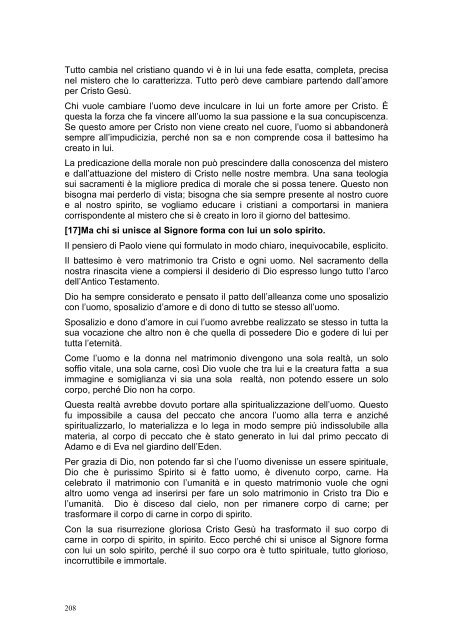 PRIMA LETTERA AI CORINZI - Parrocchia GOTTOLENGO