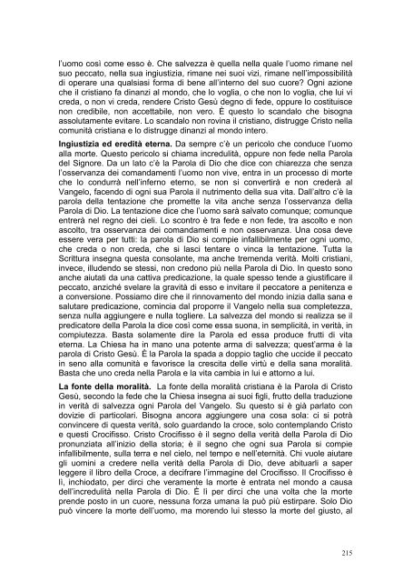 PRIMA LETTERA AI CORINZI - Parrocchia GOTTOLENGO