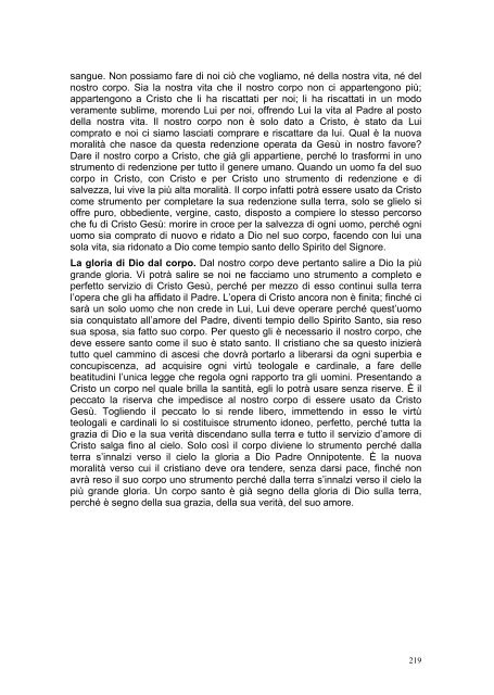 PRIMA LETTERA AI CORINZI - Parrocchia GOTTOLENGO