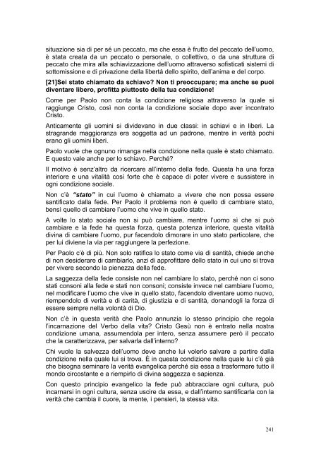 PRIMA LETTERA AI CORINZI - Parrocchia GOTTOLENGO